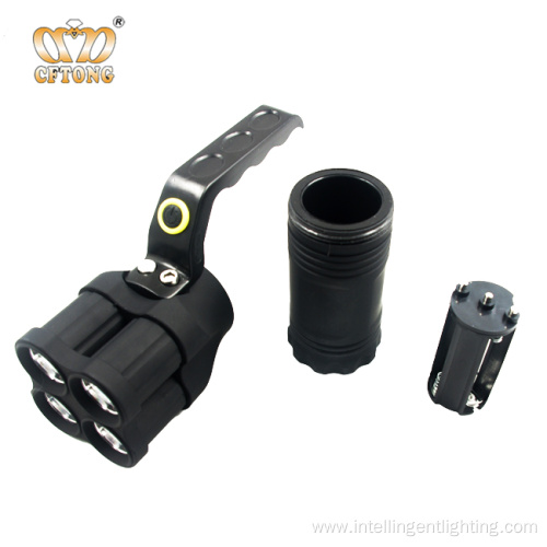 Portable LED spotlight flashlight 4 led Search Lights